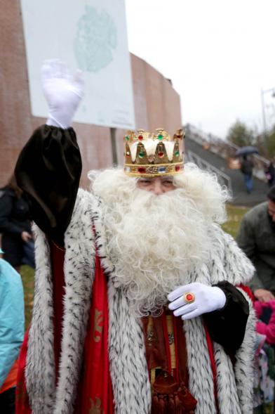 Cabalgata de Reyes 2018 - Imagen del Rey  Melchor.