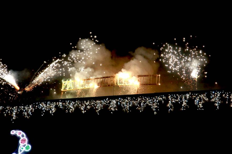 Cabalgata de Reyes 2017 - Imagen de fuegos artificiales.