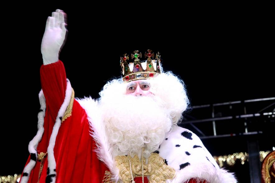 Cabalgata de Reyes 2017 - Imagen del Rey Melchor.