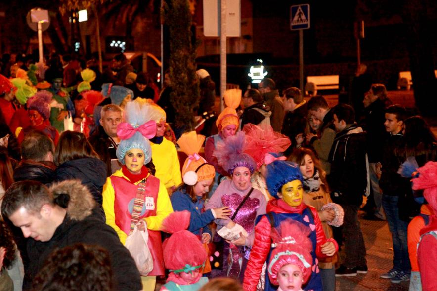 Cabalgata de Reyes 2017 - Imagen de personajes participantes en el desfile.