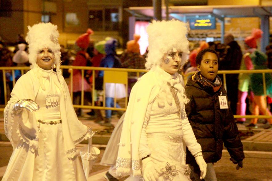 Cabalgata de Reyes 2017 - Imagen de personajes participantes en el desfile.