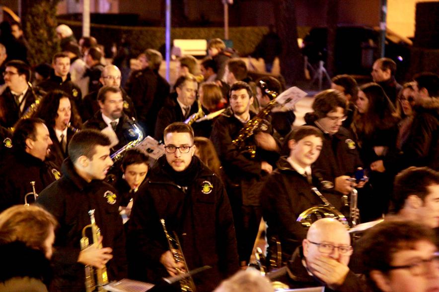 Cabalgata de Reyes 2017 - Imagen de la banda de música durante el desfile.