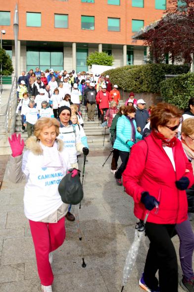 Participantes de la caminata. Semana del Mayor 2019 