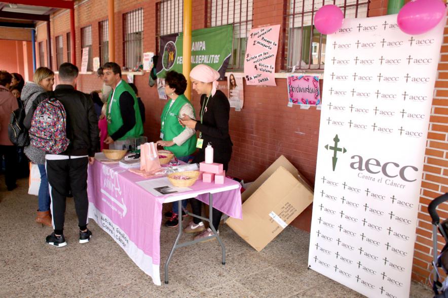 AMPA Colegio Valdepalitos. Celebración Día Mundial Contra el Cáncer de Mama -2019