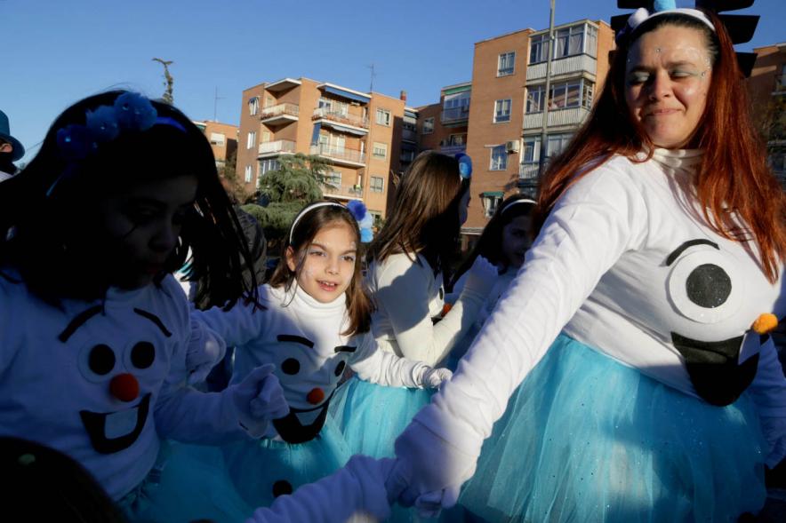 Desfile de Carnaval 2018 - Imagen de un grupo de personas disfrazadas en un momento del desfile.