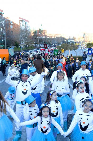 Desfile de Carnaval 2018 - Imagen de un grupo de personas disfrazadas en un momento del desfile.