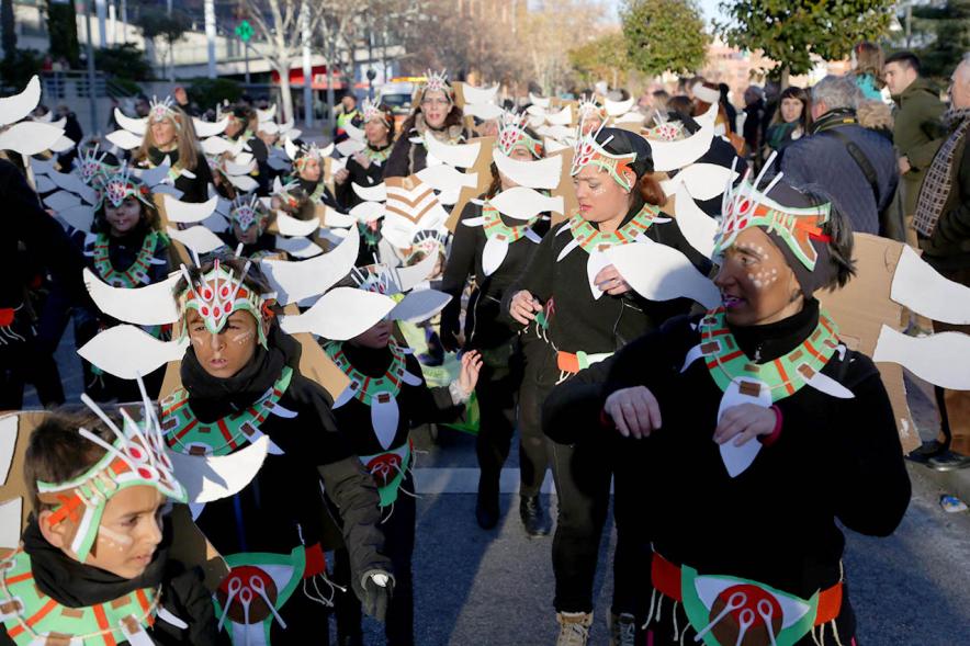 Desfile de Carnaval 2018 - Imagen de un grupo de personas disfrazadas en un momento del desfile.