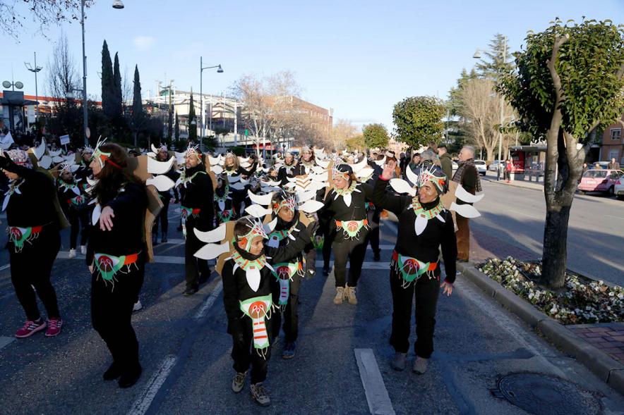 Desfile de Carnaval 2018 - Imagen de un grupo de personas disfrazadas en un momento del desfile.