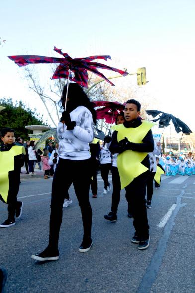 Desfile de Carnaval 2018 - Imagen de un grupo de personas disfrazadas en un momento del desfile.
