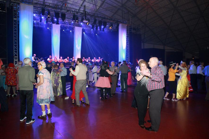 Baile de Carnaval de Mayores 2017 - Imagen de los participantes en el baile de carnaval.