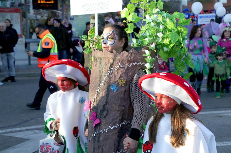 Desfile de Carnaval 2018 -  Imagen de un grupo de personas disfrazadas en un momento del desfile.