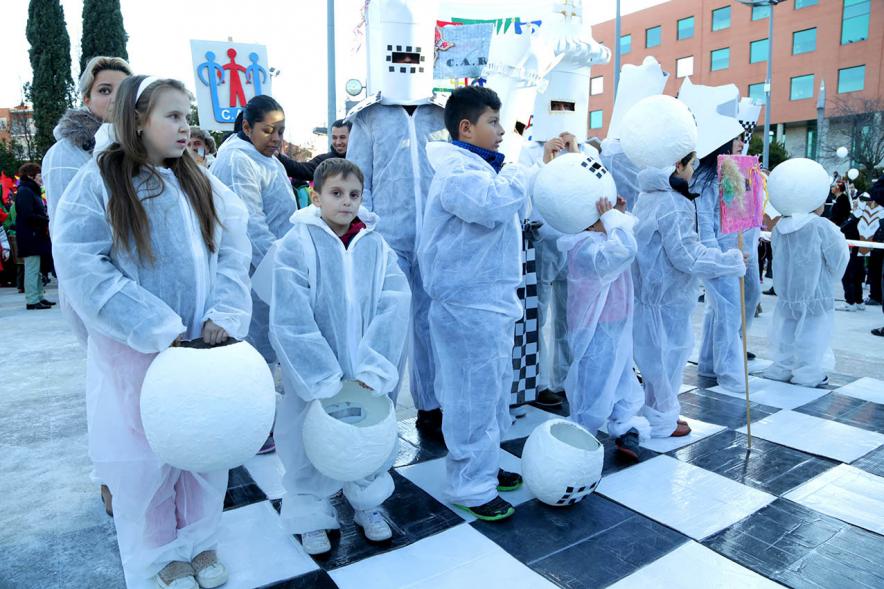 Desfile de Carnaval 2018 - Imagen primer plano de un niño disfrazado.