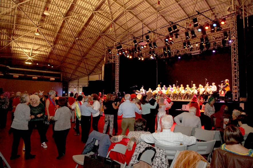 Vista general del evento. Carnaval de Mayores 2020 