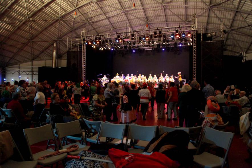 Vista general del evento. Carnaval de Mayores 2020 