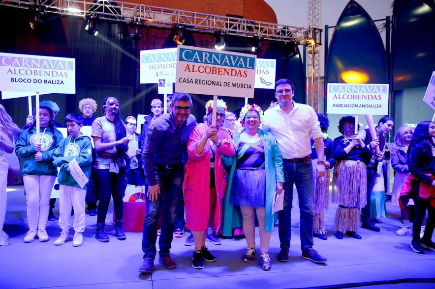Alcalde Rafael Sánchez y Concejal Miguel Ángel Arranz en el Carnaval 2020