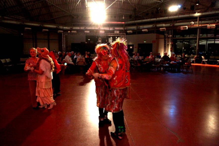 Participantes disfrazados. Carnaval de Mayores 2019 