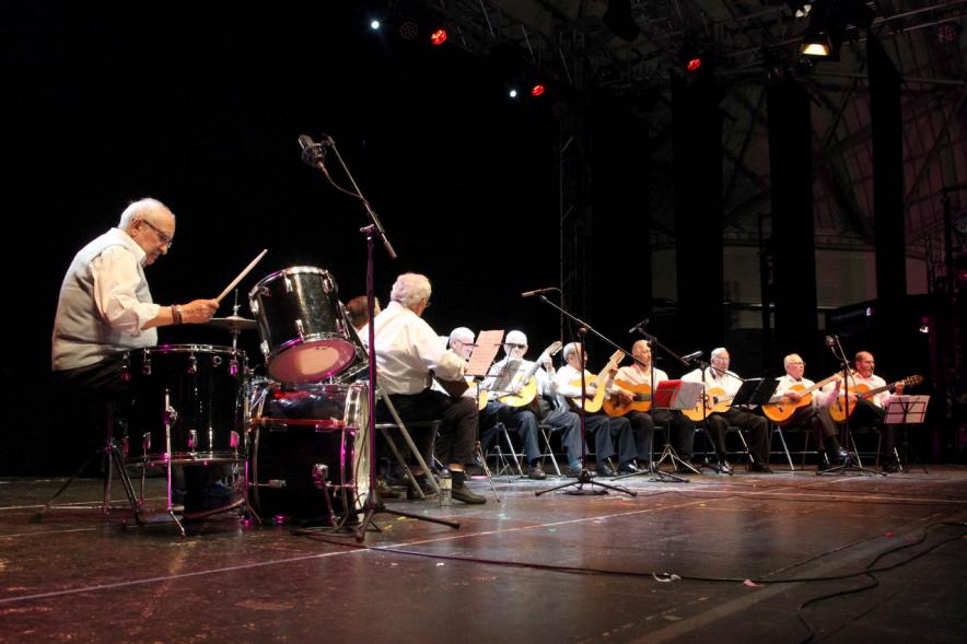 Carnaval de Mayores 2019. Orquesta del evento.