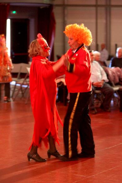 Participantes disfrazados. Carnaval de Mayores 2019 