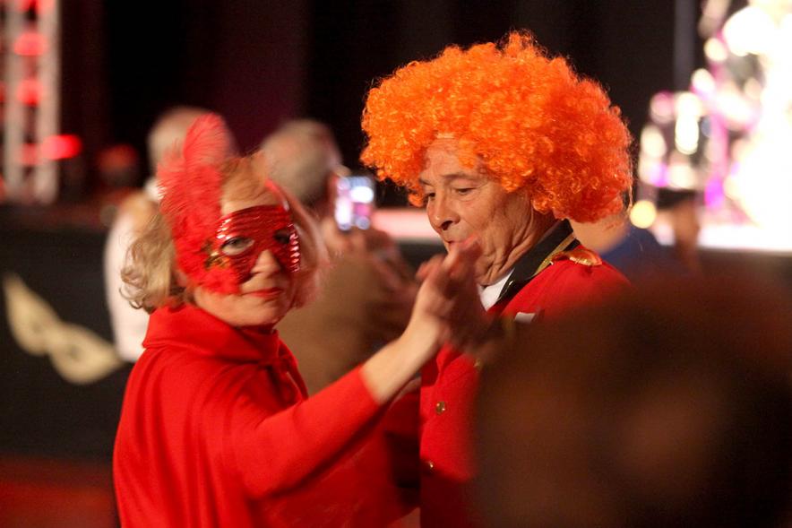 Participantes disfrazados. Carnaval de Mayores 2019 