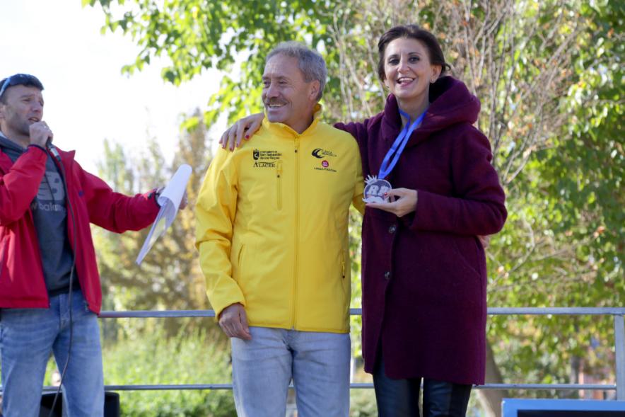 Carrera Rápida Rey de las Populares - Imagen del pódium en la entrega de premios.