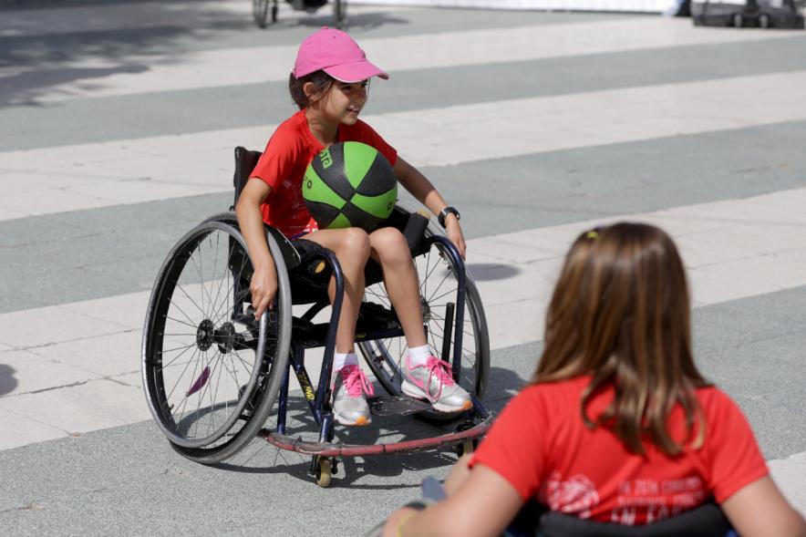 Carrera de las Capacidades - Participante infantil.