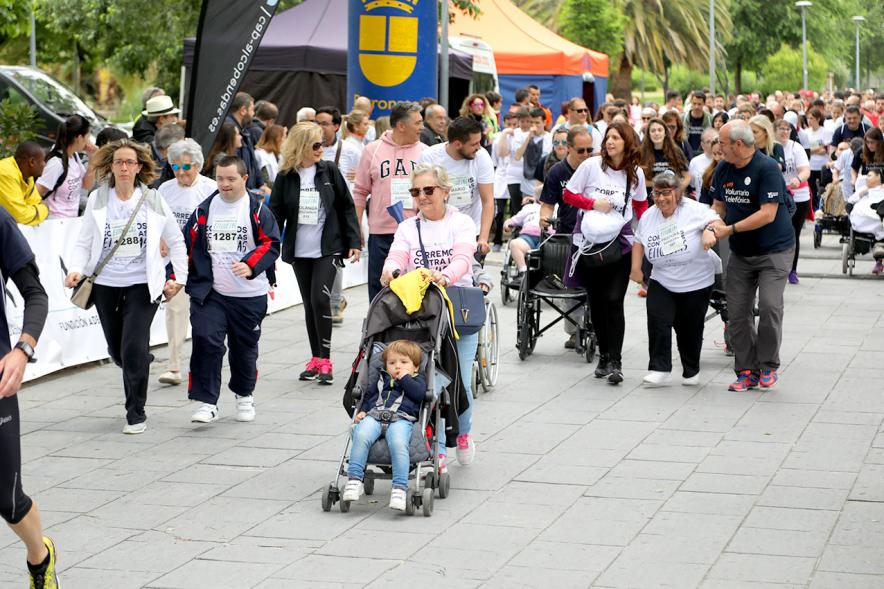 Carrera de las Capacidades 2018 -  Los corredores y familiares.