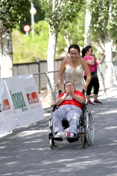 Carrera de las Capacidades -  Corredores con sus monitores.