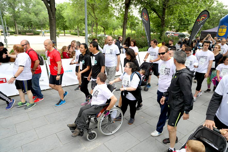 Carrera de las Capacidades 2018 -  Los corredores con familiares.