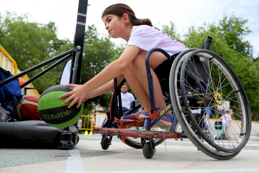 Carrera de las Capacidades 2018 -  Una participante.