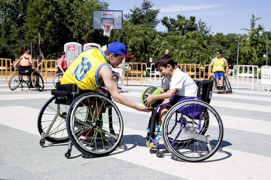 Carrera de las Capacidades 2017 -  Dos participantes.