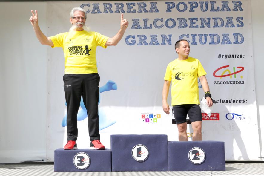 Carrera Popular 2018 - Imagen del segundo puesto sénior.