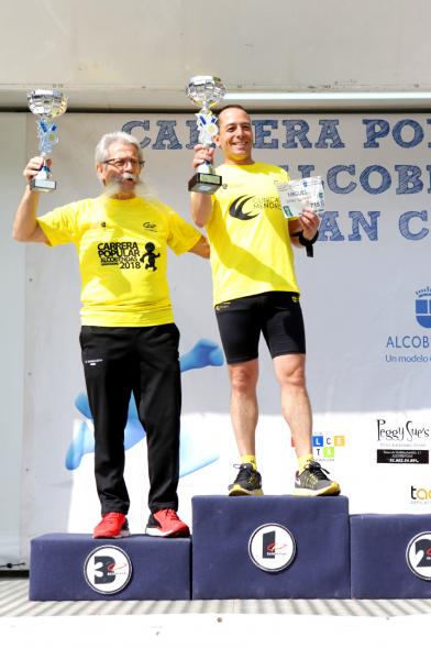 Carrera Popular 2018 - Imagen del primero y segundo senior.