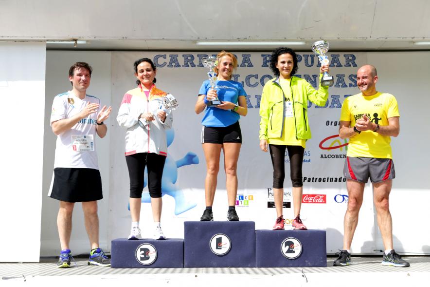 Carrera Popular 2018 -   Pódium femenino.