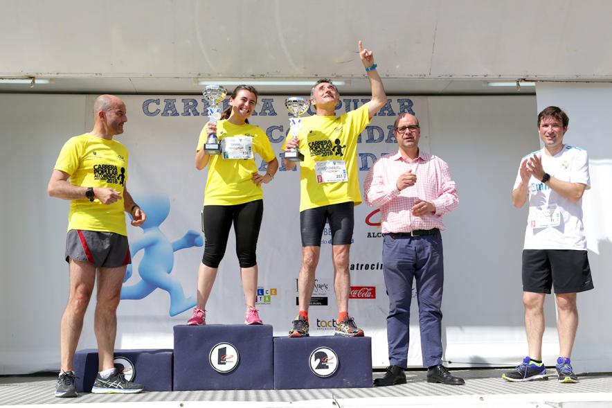 Carrera Popular 2018 - Pódium mixto.