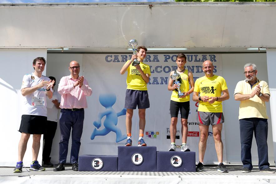 Carrera Popular 2018 -   Pódium juvenil