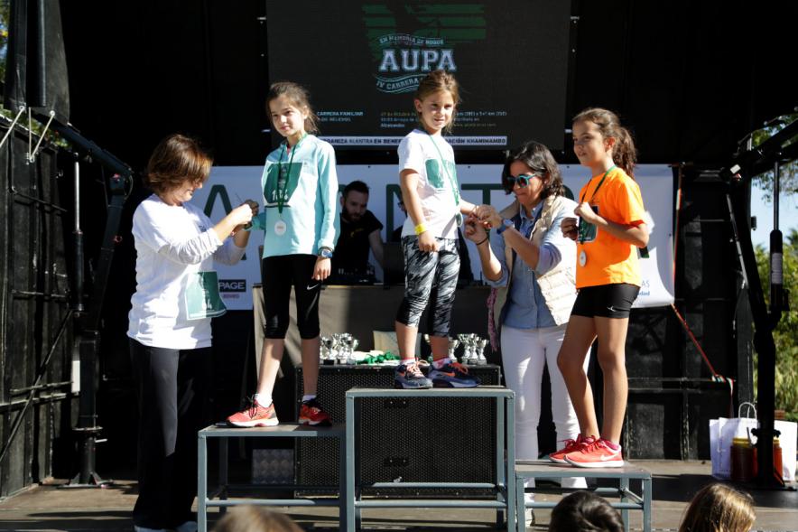 IVª Carrera Solidaria Alantra Aupa 2017 - Pódium infantil.