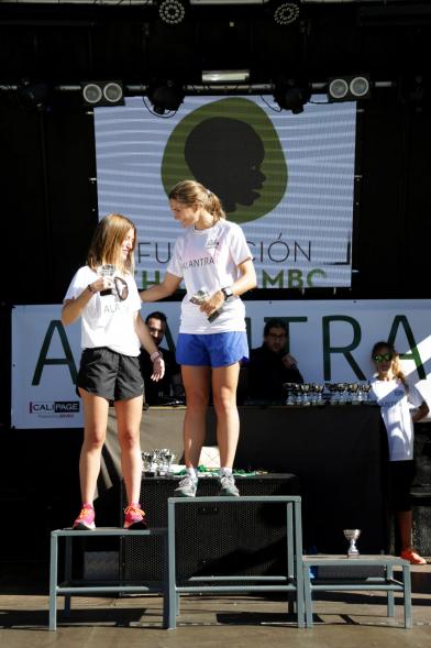IVª Carrera Solidaria Alantra Aupa 2017 - Pódium femenino.