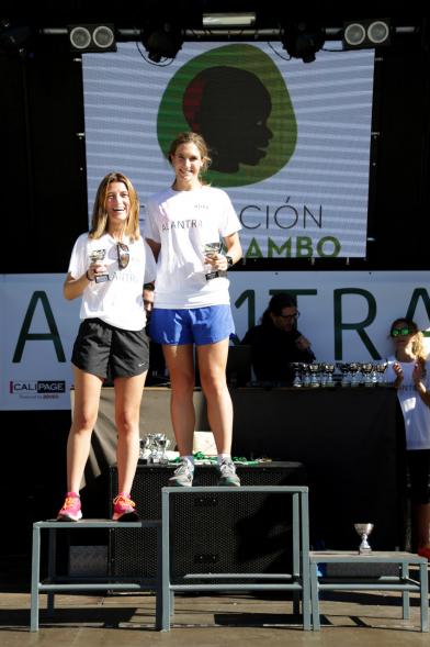 IVª Carrera Solidaria Alantra Aupa 2017 - Pódium femenino.