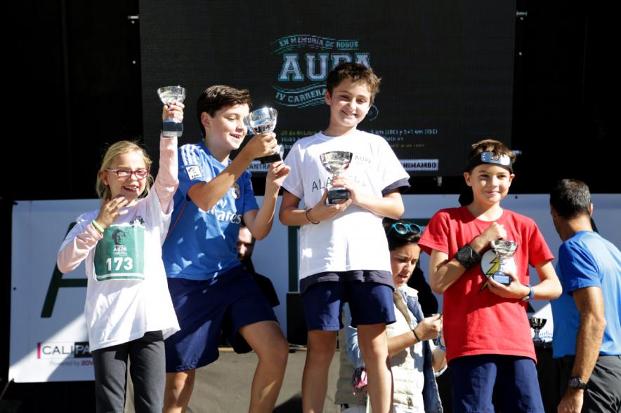 IVª Carrera Solidaria Alantra Aupa 2017 - Ganadores infantiles.
