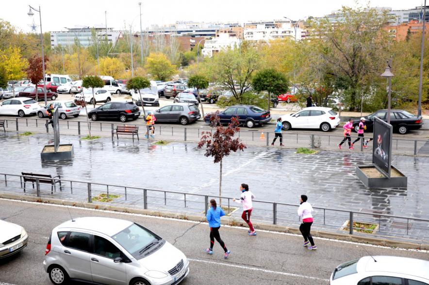 Carrera el Rey de las Populares - Imagen lejana del circuito urbano donde se celebra la carrera.