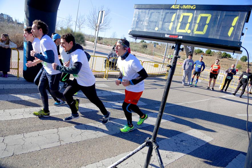 Carrera de la Empresas - Imagen de la salida cronometrada de un equipo.