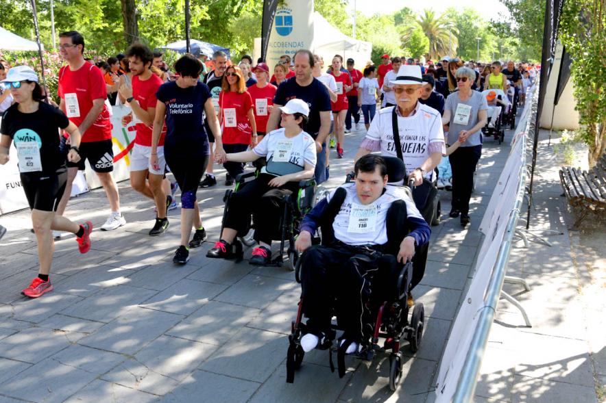 Participantes de la carrera de las Capacidades.