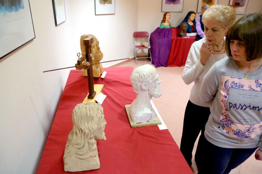 Inauguración de la Semana Santa Murciana - Imagen de esculturas religiosas.