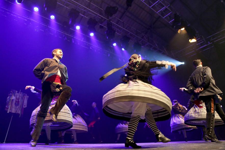 Festival Floklórico del Día de Castilla y León - Imagen de un momento de la actuación del grupo floklórico.