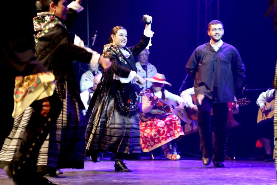 Festival Floklórico del Día de Castilla y León - Imagen de un momento de la actuación del grupo floklórico.