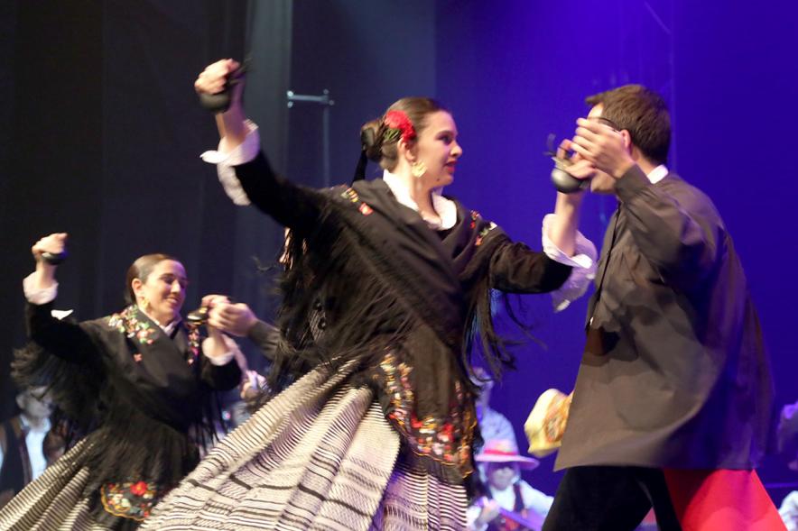 Festival Floklórico del Día de Castilla y León - Imagen de un momento de la actuación del grupo floklórico.