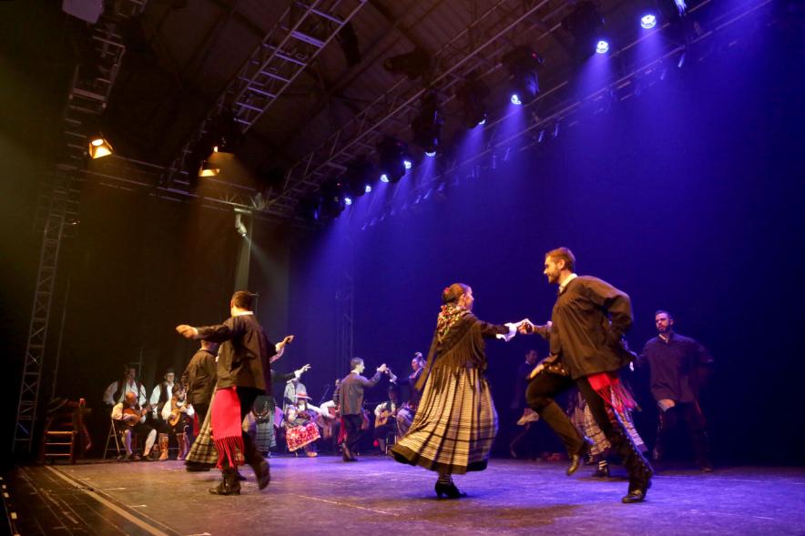 Festival Floklórico del Día de Castilla y León - Imagen de un momento de la actuación del grupo floklórico.