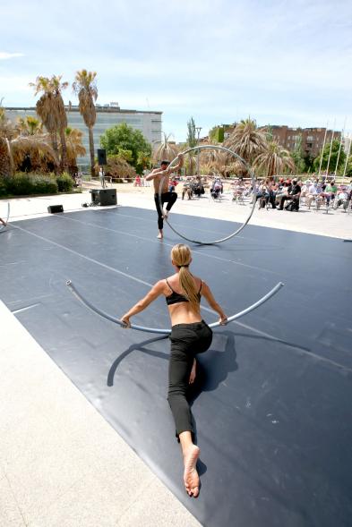 Artistas en el escenario