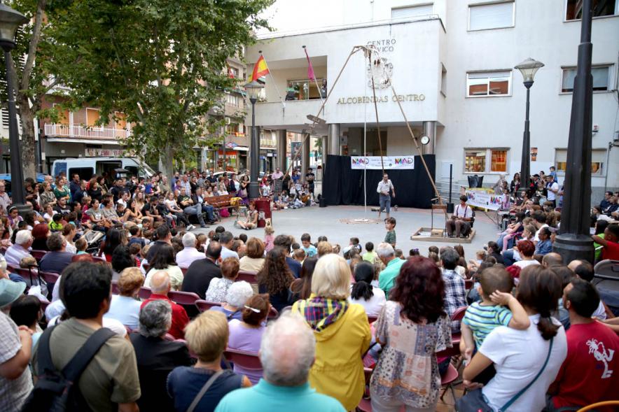 Vista general del evento. Festival de Circo en la Calle MADN - Voluta Circo 