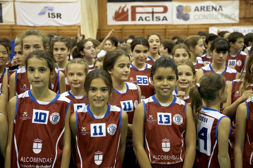 Jugadores del futuro en pista